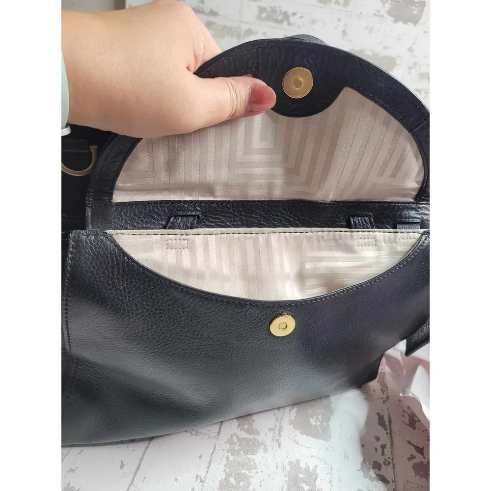 3499 Kate‎ Spade Saturday Satchel Black Handbag Purse